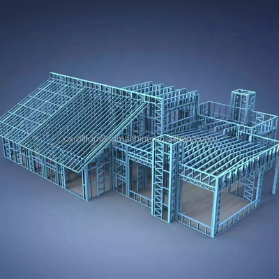 macchina prefabbricata della costruzione di casa 0.75-1.2mm di inquadramento d'acciaio di cangzhou C89 C140 C150 della villa intercambiabile della macchina