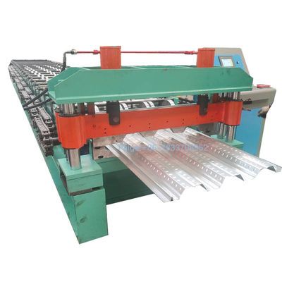 L'ACCIAIO DEL METALLO HA GALVANIZZATO IL ROTOLO DI PRODUZIONE DEL PAVIMENTO DI DECKING DELLA LAMIERA DI ACCIAIO CHE FORMA LA LINEA