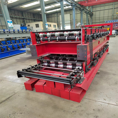 Rotolo trapezoidale dello strato del galvalume che forma il rotolo automatico della costola della macchina che forma macchina