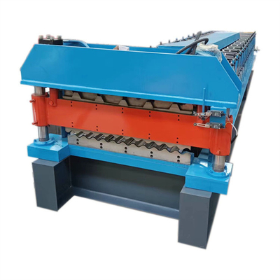 rotolo della piattaforma del pannello di parete del tetto di 0.3-0.8mm doppio che forma macchina 380V 50Hz