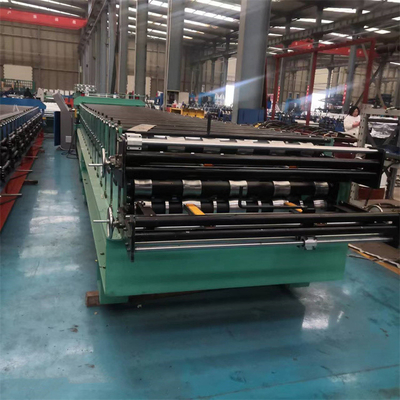 Il metallo ha galvanizzato il doppio rotolo della piattaforma che forma la macchina per Ibr Rib Corrugated Roof Wall Sheets