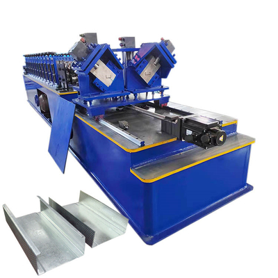 Doppie linee acciaio Keel Roll Forming Machine del calibro della luce di profilo di Omega C U