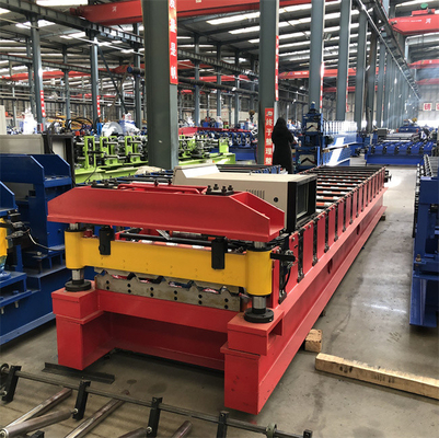 Rotolo ad alta velocità automatico del pannello del tetto che forma uso della macchina per il materiale da costruzione