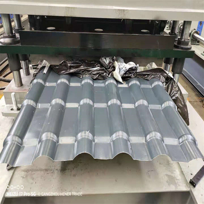 Rotolo lustrato d'acciaio delle mattonelle di colore che forma strato lucidato alla macchina che fa macchina 0.3mm-0.8mm