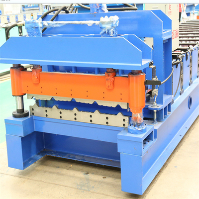La costruzione d'acciaio ha lustrato le mattonelle che fabbricano il colore 0.3-0.8mm d'acciaio della macchina automatici