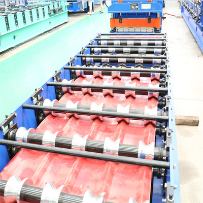 La costruzione d'acciaio ha lustrato le mattonelle che fabbricano il colore 0.3-0.8mm d'acciaio della macchina automatici