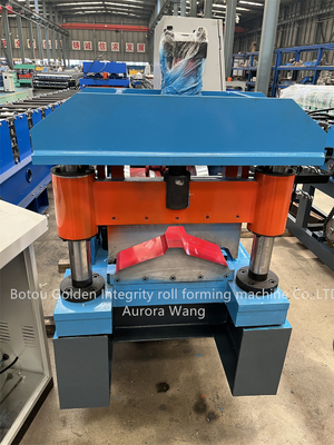 Alta qualità d'acciaio di Ridge Roll Forming Machine With del tetto del metallo di colore di buona qualità