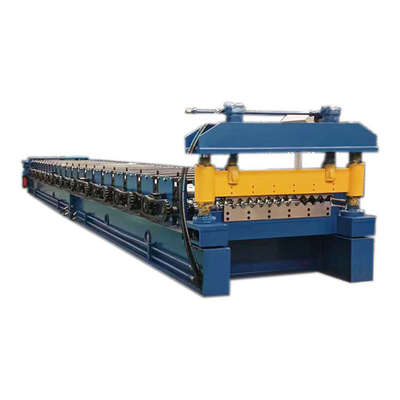 Rotolo ondulato del tetto di fabbricazione d'acciaio di colore che forma velocità della macchina 15-20m/min per la costruzione di casa