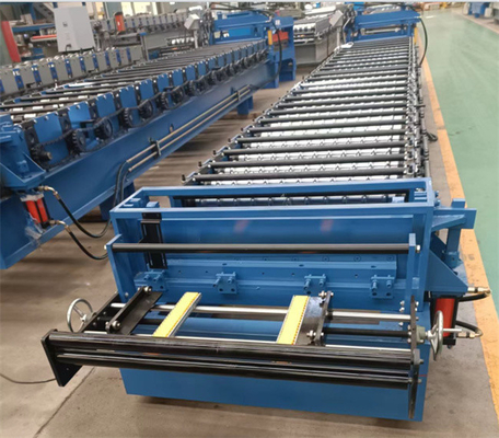Rotolo ondulato del tetto di fabbricazione d'acciaio di colore che forma velocità della macchina 15-20m/min per la costruzione di casa