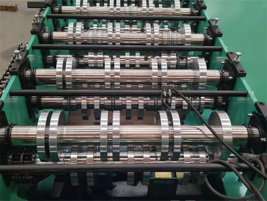 il rotolo di Decking del pavimento di 0.8mm-1.5mm che forma la macchina ha galvanizzato l'alta velocità