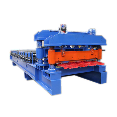 Il metallo dell'acciaio di colore ha lustrato gli strati delle mattonelle rotola la formazione facendo la macchina per il pannello del tetto di 0.3mm-0.8mm