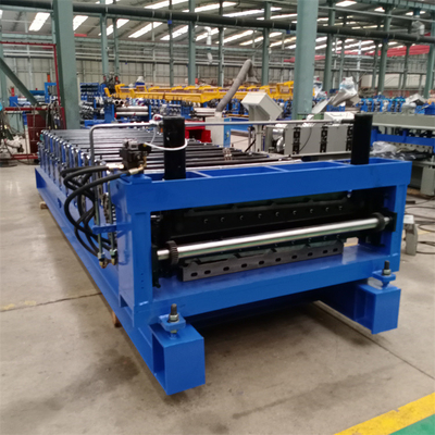 Rotolo d'acciaio di doppio strato di colore che forma macchina 0.3mm-0.8mm completamente automatici
