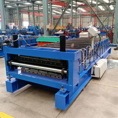 Rotolo d'acciaio di doppio strato di colore che forma macchina 0.3mm-0.8mm completamente automatici