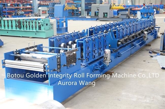 rotolo del Purlin di 15kw CZ che forma il rotolo della struttura d'acciaio della macchina 15-20m/min che forma macchina