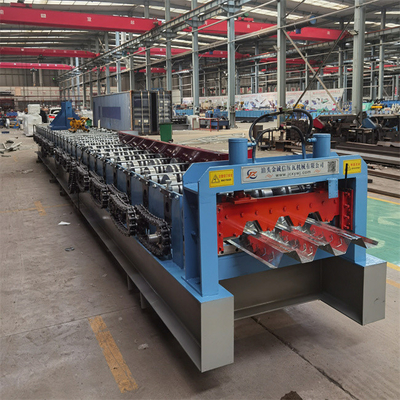 Rotolo galvanizzato di Decking del pavimento d'acciaio che forma spessore materiale della macchina 0.8-1.5 millimetri