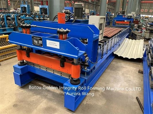 Rotolo delle mattonelle lustrato profilo del metallo che forma la macchina per fabbricare i mattoni del CE della macchina ISO9001