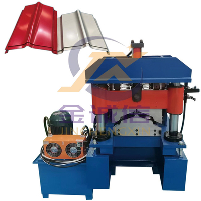 15-20m/Min Roof Ridge Cap Roll che forma la macchina ha galvanizzato il controllo d'acciaio dello SpA