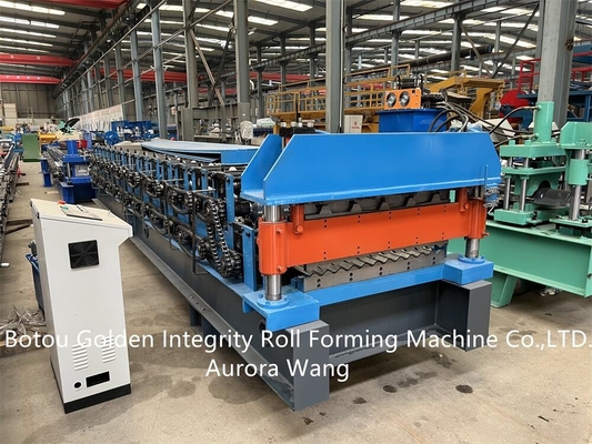 rotolo d'acciaio di doppio strato 7.5Kw che forma certificazione del CE della macchina ISO9001