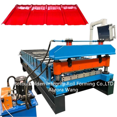 struttura dello strato saldata macchina di 15m/Min Roof Panel Roll Forming