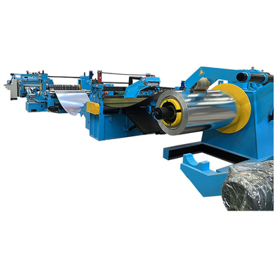 Linea di taglio macchina di 0.3MM-6MM per la bobina d'acciaio galvanizzata di colore