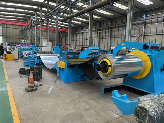 Linea di taglio macchina di 0.3MM-6MM per la bobina d'acciaio galvanizzata di colore
