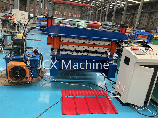 Rotolo di doppio strato di PPGI che forma il rotolo della piattaforma del doppio di Aluzinc della macchina che forma macchina