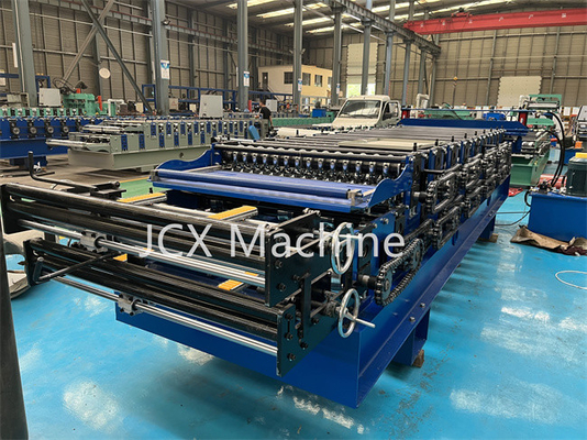 Rotolo di doppio strato di PPGI che forma il rotolo della piattaforma del doppio di Aluzinc della macchina che forma macchina